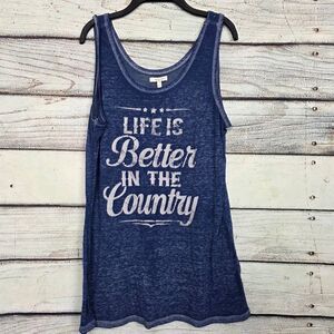 Maurices Life Is Better Tank Top L